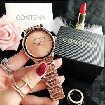 W3877 - Classic Rose Gold Contena Fashion Watch